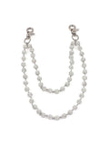 Rhinestone pants chain in all white crystal balls